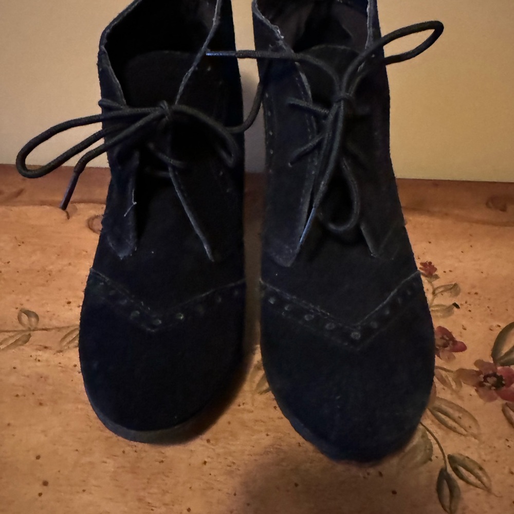 Black Lace Up Boots